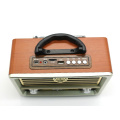 MEIER M113BT Am Fm Radio Receiver Wooden Retro Radio With Usb Player